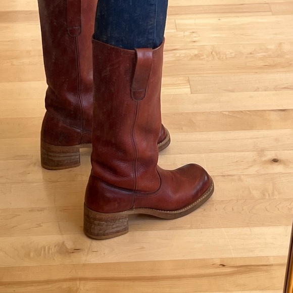 Shoes - Leather western style boots